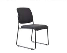 Buro Mario Stacking Chair, Black Powdercoat Frame, Black (Free trolley with ever&hellip;