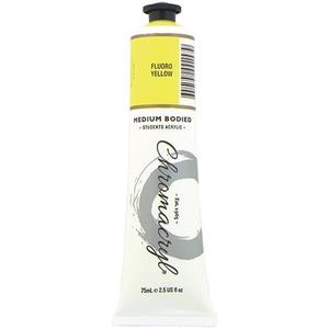 Chromacryl Acrylic Paint 75ml Tube - Fluoro Yellow
