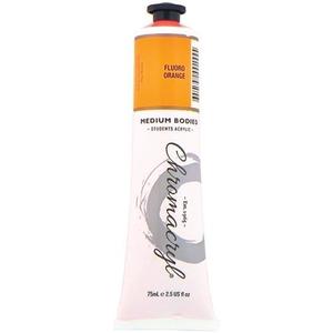 Chromacryl Acrylic Paint 75ml Tube - Fluoro Orange