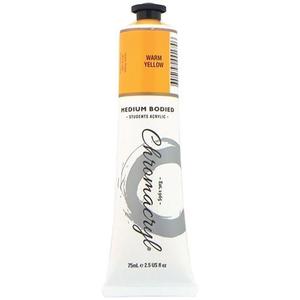 Chromacryl Acrylic Paint 75ml Tube - Warm Yellow