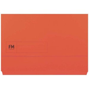 FM Foolscap Document Wallet Red
