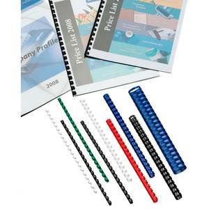 Gbc: GBC Binding Comb 10mm, Red, 21 Loop, Pack of 100