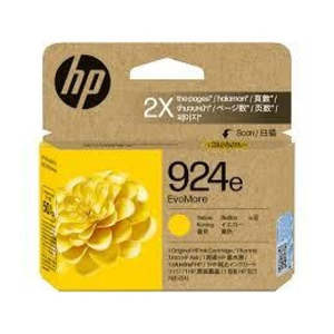 HP 924e Yellow Genuine Ink Cartridge (4K0V9NA)