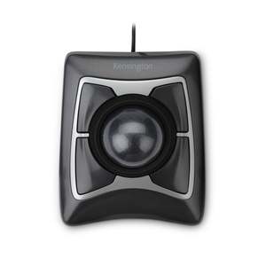 Kensington: Kensington Expert Wired Trackball Mouse, Black and Grey