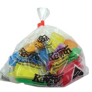 Kevron ID30 Key Tags Assorted Colours 25's Pack