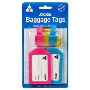 Kevron Baggage Tags ID25 BP-K (Includes 1 x Key Tags)