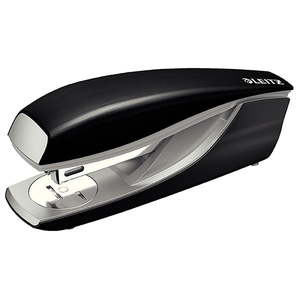 Leitz NEXXT WOW Stapler, 30 Sheet, Half Strip, Black