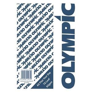 Olympic A5 Plan Your Day Pad 75 Leaf
