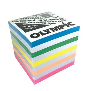 Memo Cube Fluro Full Height Refill