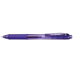 Pentel: Pentel BLN105 Retractable Energel 0.5mm Gel Pen Violet - Pack of 12