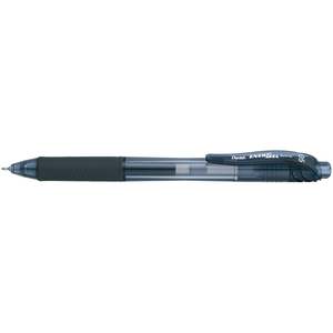 Pentel BLN105 Retractable Energel 0.5mm Gel Pen Black - Pack of 12
