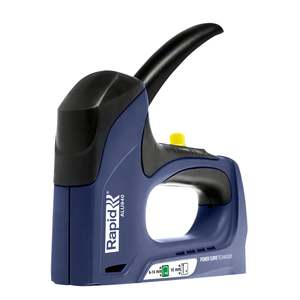 Rapid: Rapid Tools ALU940 Tacker, Tacking Stapler, Aluminium, Blue/Black