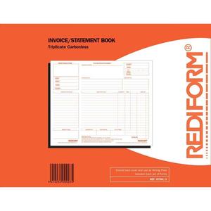 Rediform A4 Invoice / Statement Book - Triplicate