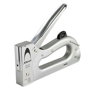 Rexel Gazelle Tacker, Tacking Stapler, General Purpose, Silver
