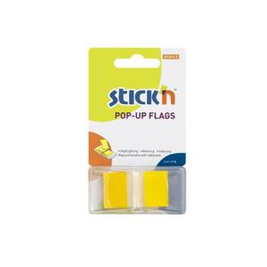 Stickn: Hopax Sticky Flags Yellow 45 x 25mm