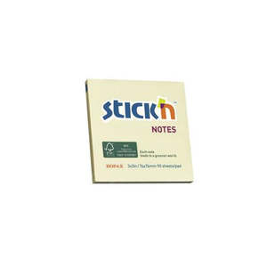 Hopax FSC Mix Credit Sticky Notes Yellow 76 x 76mm