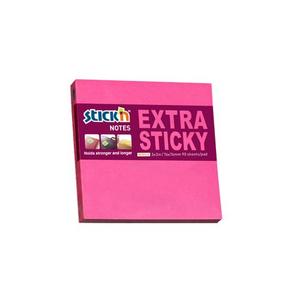 Hopax Extra Sticky Notes 76 x 76mm Neon Magenta