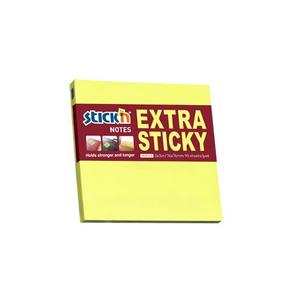 Hopax Extra Sticky Notes 76 x 76mm Neon Lemon