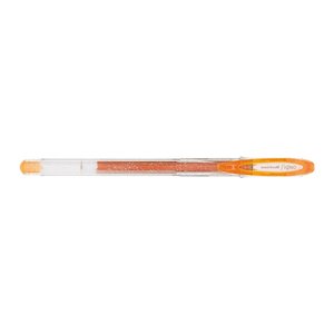 Uni: Uni-Ball Signo UM-123 Sparkling 1.0mm Pen, Capped, Orange