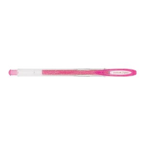 Uni-Ball Signo UM-124 Sparkling 1.0mm Pen, Capped, Pink