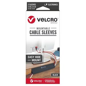 Velcro Mountable Cable Sleeves, Mount Electrical Cords, Removable Adhesive, Unde&hellip;