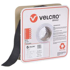 Velcro: Velcro 50mm x 25 Metres Heavy Duty Black Hook Only Tape