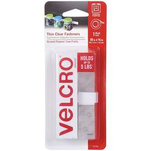 Velcro: Velcro 19mm x 46cm Clear Fastener Tape