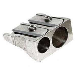 2 Hole Metal Pencil Sharpener