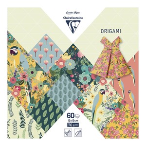 Clairefontaine Origami Paper Kiribati 15x15cm 60sh