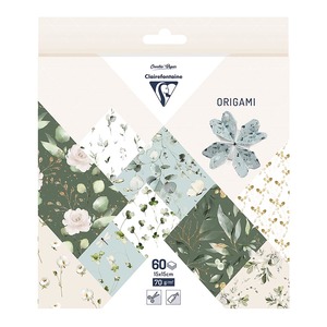 Clairefontaine: Clairefontaine Origami Paper Romantic, 15x15cm, 60 Sheets