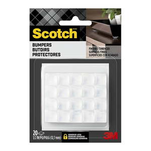 Scotch Square Bumpers SP954-NA 12.7mmx12.7mm, Pack of 20