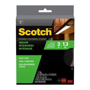 Scotch Fastener Indoor RF4720 19mmx4.57m Black