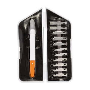 Fiskars Precision Cutting & Carving Set, Includes Blades, Medium Duty