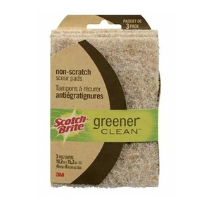 Scotch Brite: Scotch-Brite Greener Non Scratch Scrub Pads, Pack of 3