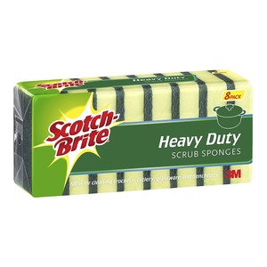 Scotch Brite: Scotch-Brite Heavy Duty Scrub Sponge, Pack of 8