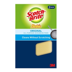 Scotch Brite: Scotch-Brite Dobie All Purpose Cleaning Pads, Pack of 2