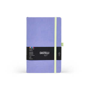 Castelli: Castelli Kaleido Ruled Notebook, Iris, 130mm x 210mm