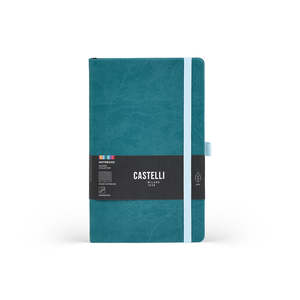 Castelli Kaleido Ruled Notebook, Forest, 130mm x 210mm