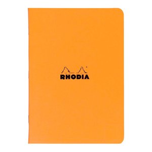 Rhodia: Rhodia Classic Notebook Stapled A4 Lined Orange