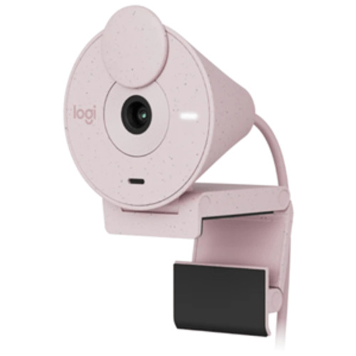 Logitech Brio 300 Webcam, USB-C Plug - Rose
