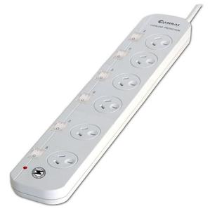Sansai 6 Way Power Board with Individual Switch