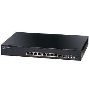EDGECORE 8 Port Gigabit PoE+ Web Smart Pro Switch. 2 SFP & 8 RJ-45 PoE ports. Po&hellip;