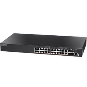 EDGECORE 24 Port Gigabit PoE+ Web Smart Pro Switch. (4-port GE SFP& 24x RJ-45 po&hellip;