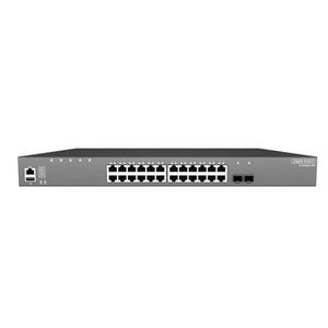 EDGECORE 28 Port Gigabit PoE Managed L3 Switch. 24x GE RJ-45, 2x10G Uplink, 1x 1&hellip;