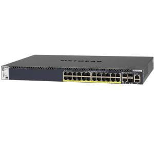NETGEAR M4300-28G-POE+ 24-PORT FULLY MANAGED STACKABLE LAYER 3 POE+ SWITCH (24 X&hellip;