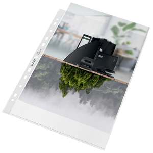 Leitz A4 Recycled Sheet Protector, Pack of 100
