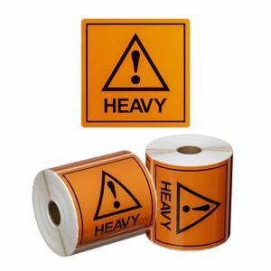 HEAVY Printed Permanent Adhesive Label 99mm x 99mm x 500 Labels per roll