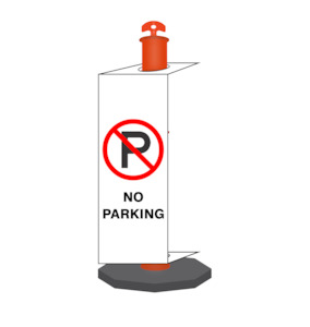 No Parking - Bollard Sign - Discount Safety Signs New Zealand