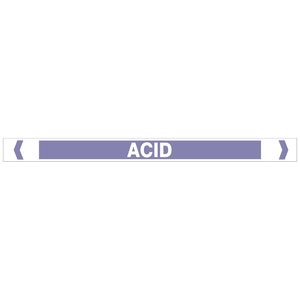 Acid Pipe Markers - Discount Safety Signs New Zealand