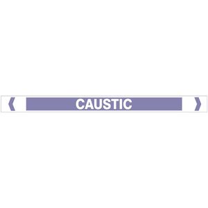 Caustic Pipe Markers - Discount Safety Signs New Zealand